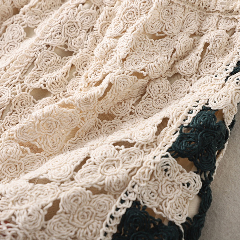 Oneri Set Áo Quần Đan Móc Rỗng Thanh Lịch Đi Biển Mùa Hè Cho Nữ Camis