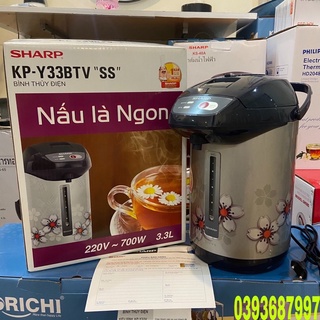 Bình thủy điện sharp kp-y33btv-ss dung tích 3,3l- bảo hành 12 tháng