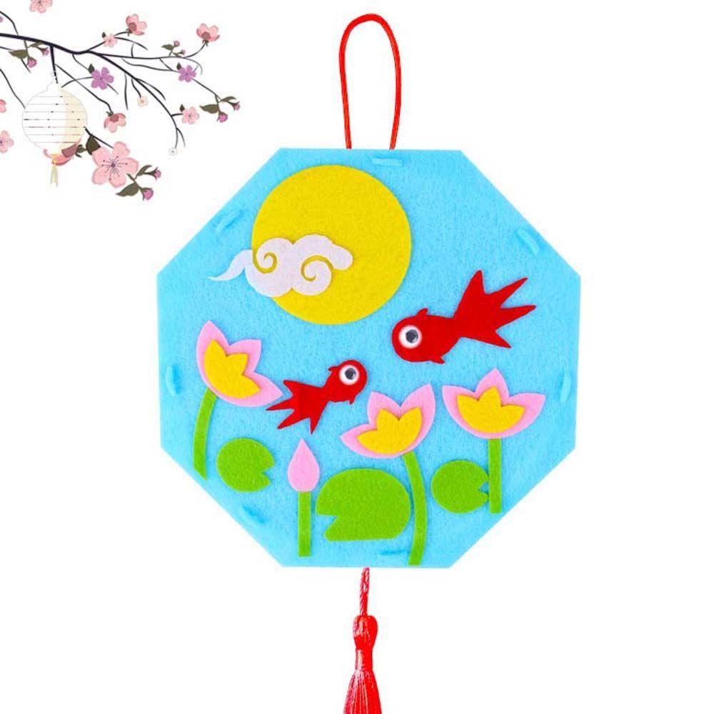 Lồng Đèn Bằng Giấy Họa Tiết Hoa Và Thỏ Dễ Thương Dùng Trang Trí Lễ Hội