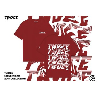 Áo thun unisex ripples - đỏ gạch // twoce brand