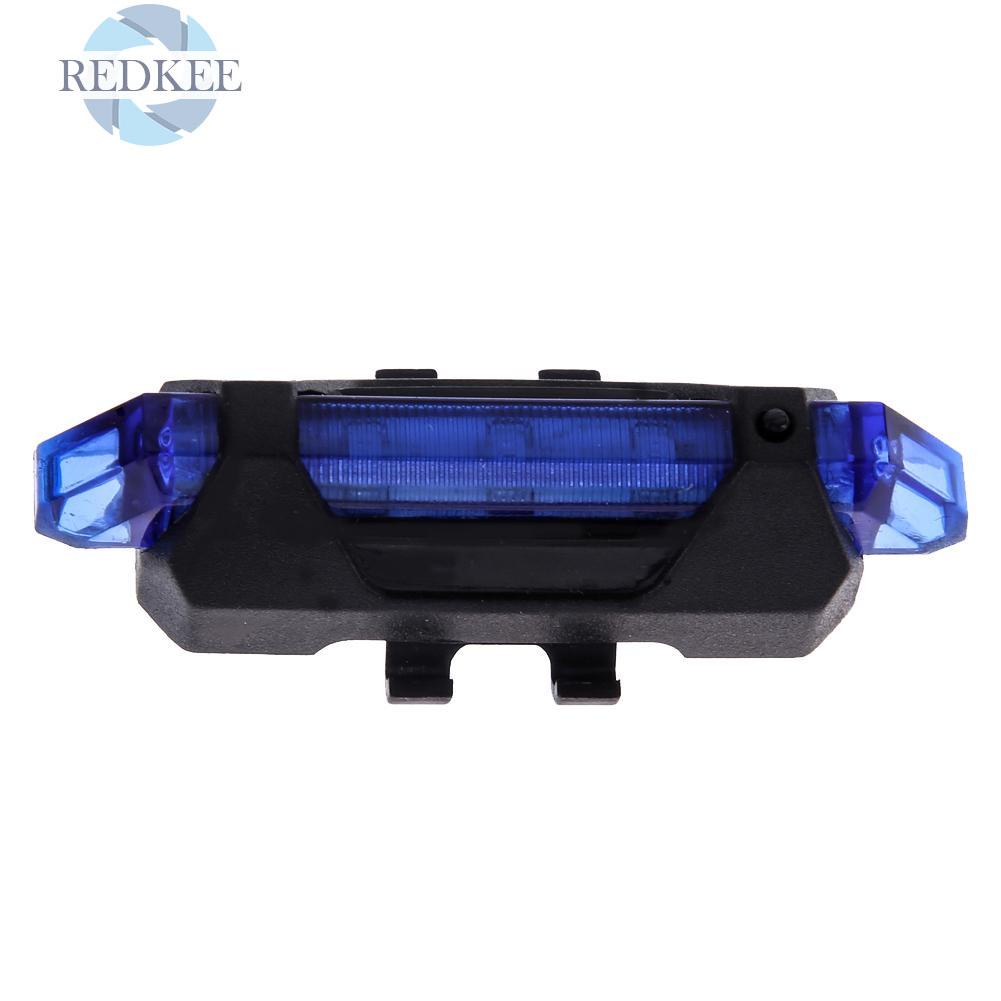 Đèn Led Cảnh Báo Gắn Đuôi Xe Đạp Sạc Usb Chống Thấm Nước