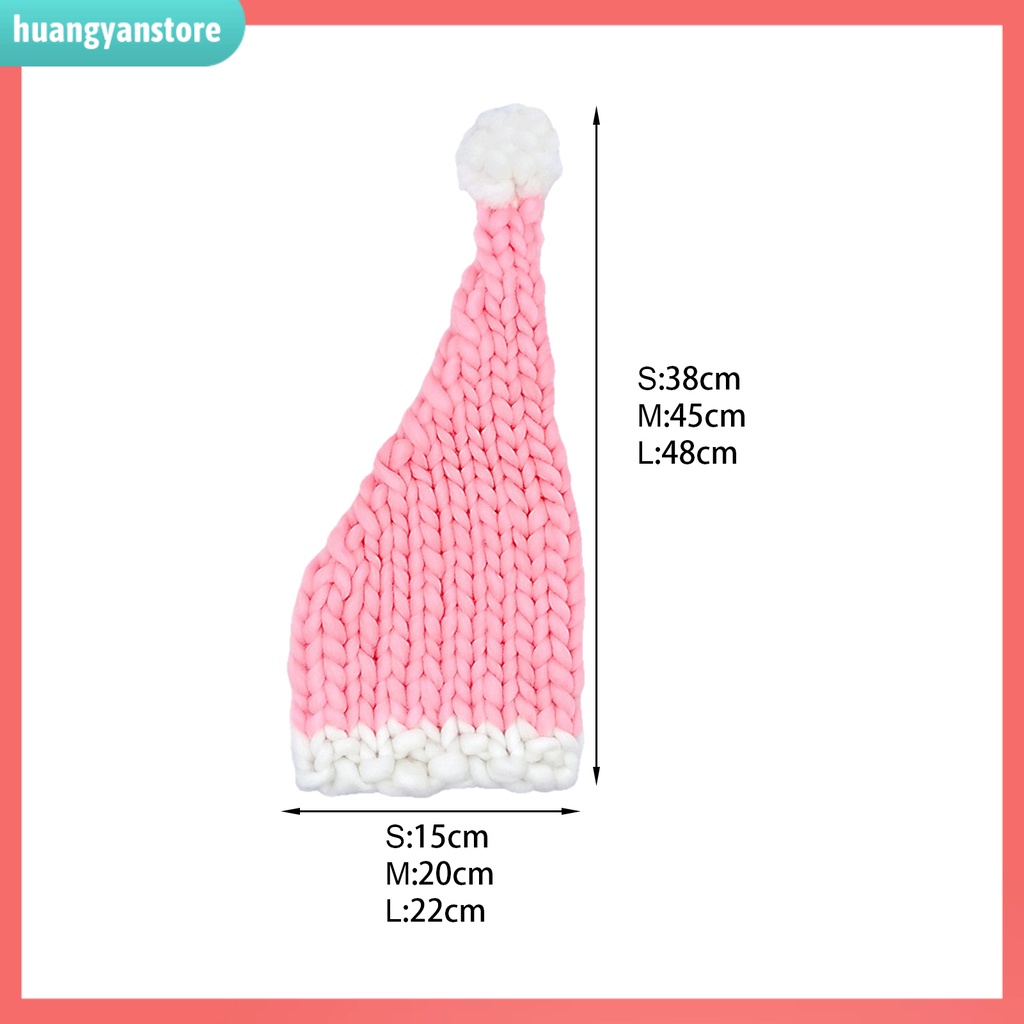 Mũ hóa trang ông già noel mềm mại giữ ấm cho trẻ em