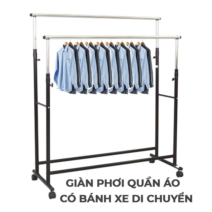 Giá phơi quần áo di động Xuân Hòa Za-08-01
