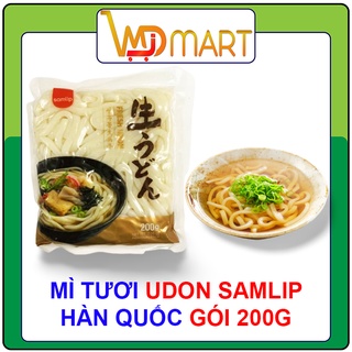Mì tươi udon samlip Hàn quốc gói 200g sợi to