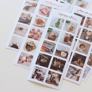 Set 40 chiếc sticker chủ đề ảnh nghệ thuật