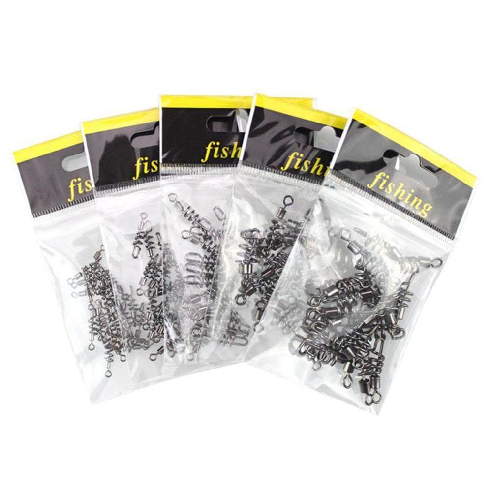 MUVAKO Bộ 20 Móc Nối Câu Cá Bằng Thép Không Gỉ Chất Lượng Cao