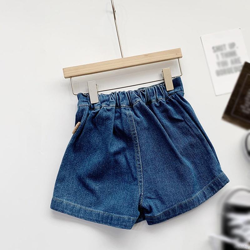 Quần Short Denim Giả Váy Thời Trang Hàn Quốc Cho Bé Gái