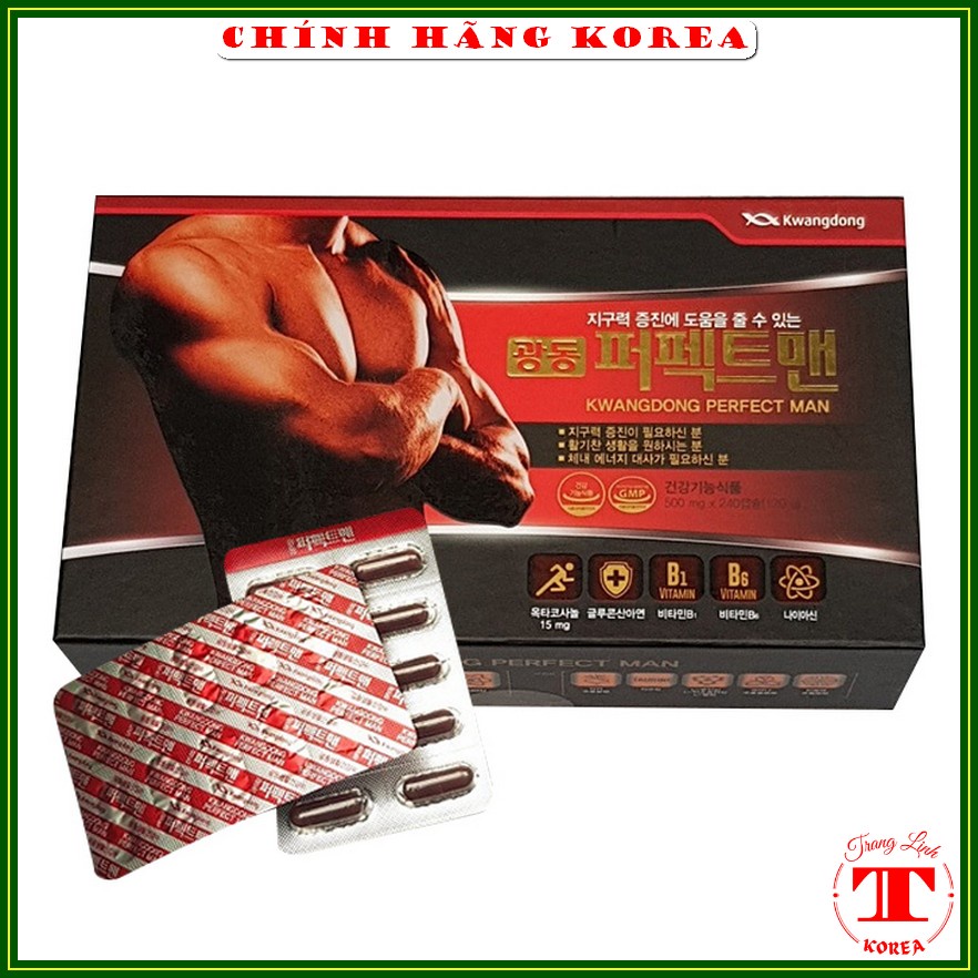 Viên bổ thận tăng lực nam Kwangdong hàn quốc, hộp 240 viên - tranglinh