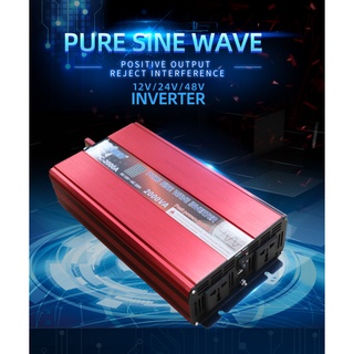 INVERTER(Bộ Kích Điện Sin Chuẩn 2000W SUOER - 12V/24V Sang 220V - Sóng Sine Chuẩn - Hàng Chính Hãng)