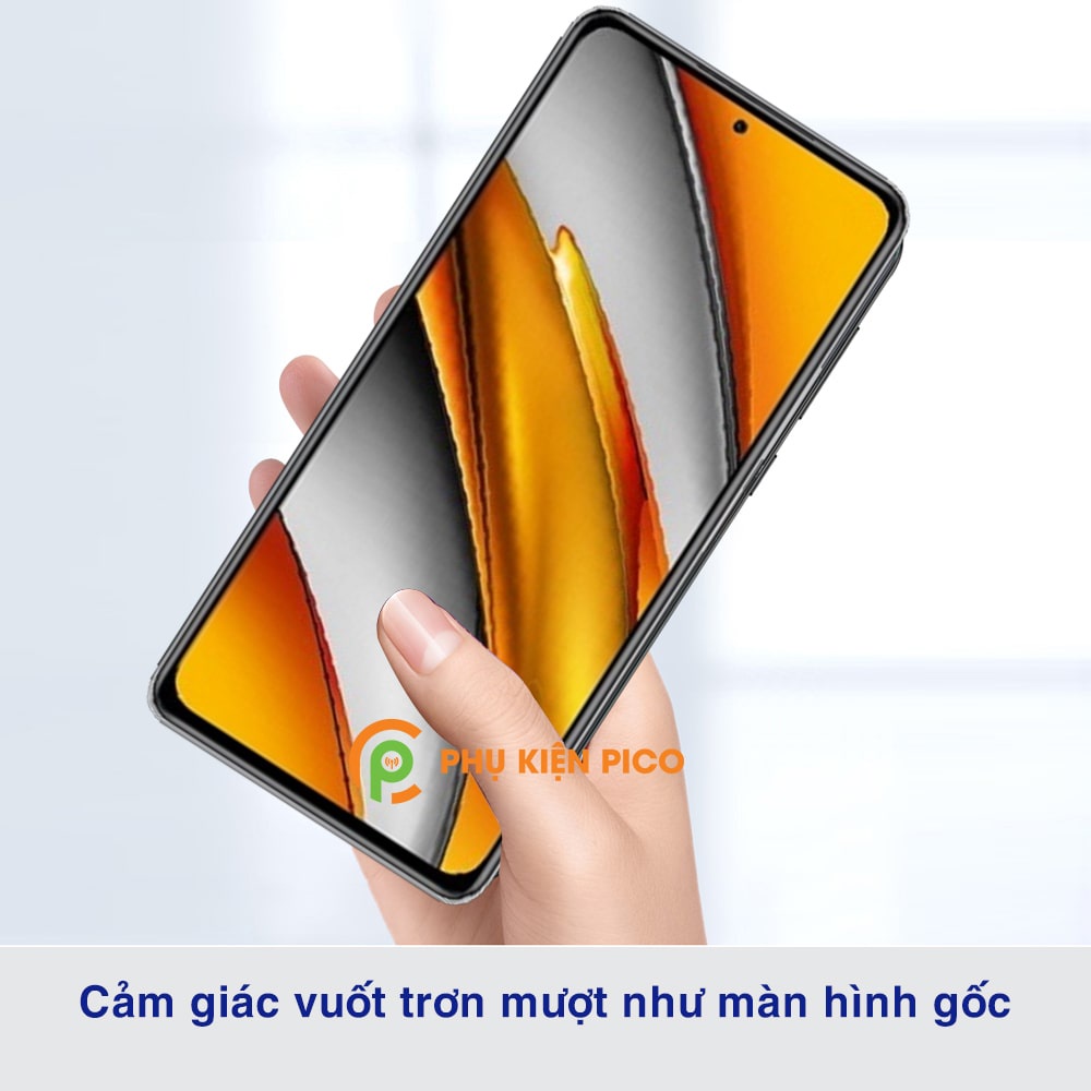 Dán màn hình Poco F3 full màn hình trong suốt chính hãng Moxiao Xing - Dán dẻo Xiaomi Poco F3