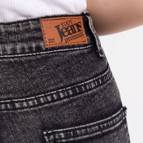 Quần Jeans nữ YODY dáng Baggy vải bò, xuất xin, ống côn, cá tính trẻ trung co dãn 4 chiều QJN3126