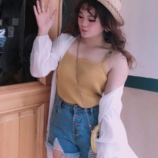 Áo cổ yếm bigsize