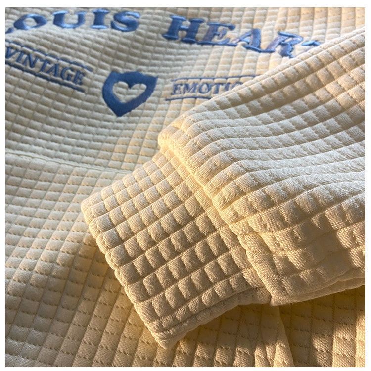 Áo Sweater Polo Mỏng Dáng Rộng Màu Vàng Sữa Cao Cấp Phong Cách Hàn Quốc Cho Nữ