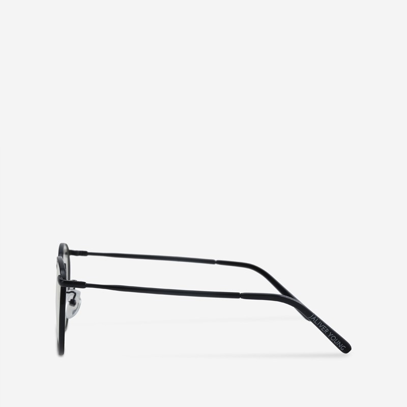 Mắt kính mát nam nữ tròn gọng kính kim loại UV400 Jaliver Young SM – 6038S