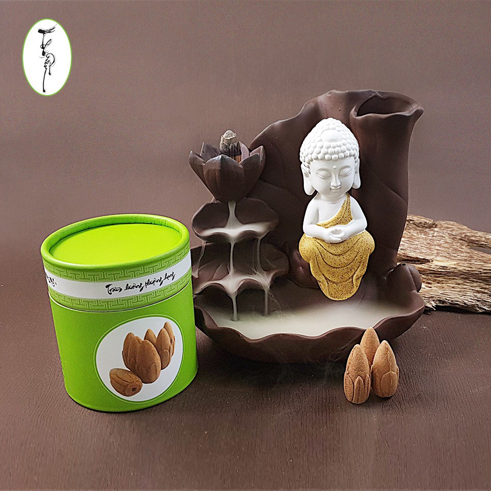 Nụ trầm hương khói ngược Nhang Xanh 25 viên - 100% tự nhiên, chuyên dùng cho thác khói