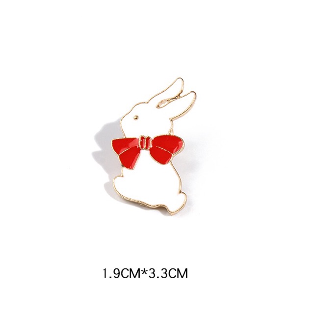 Huy hiệu hình con thỏ Hubeshop