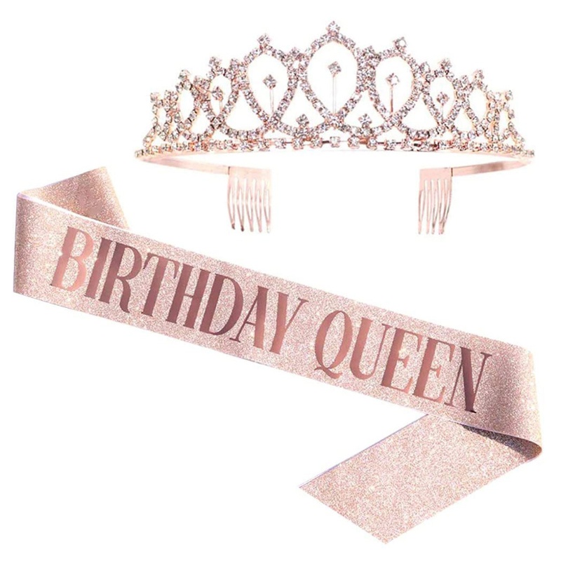 Vương miện đính kim cương giả lấp lánh cho nữ