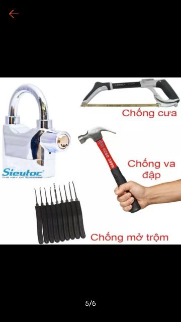 Ổ khóa chống trộm kinbar chính hãng