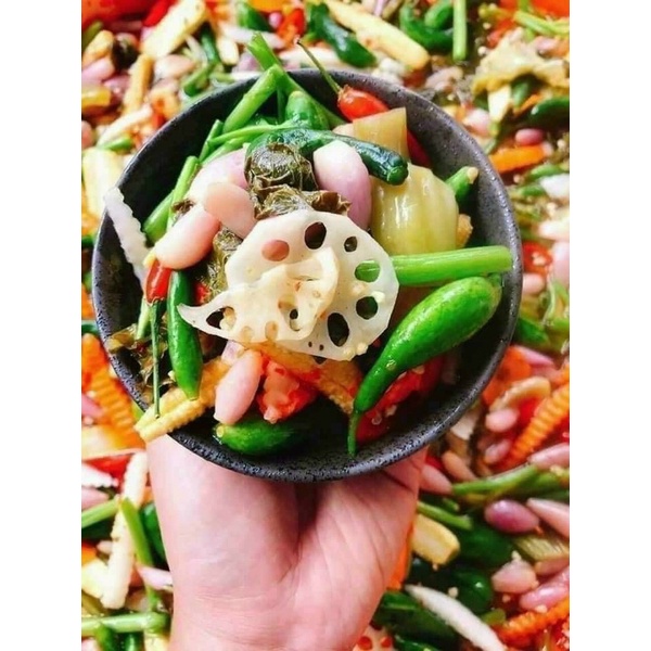 Kim Chi Củ Sen - Dưa Chua Thập Cẩm (1kg)