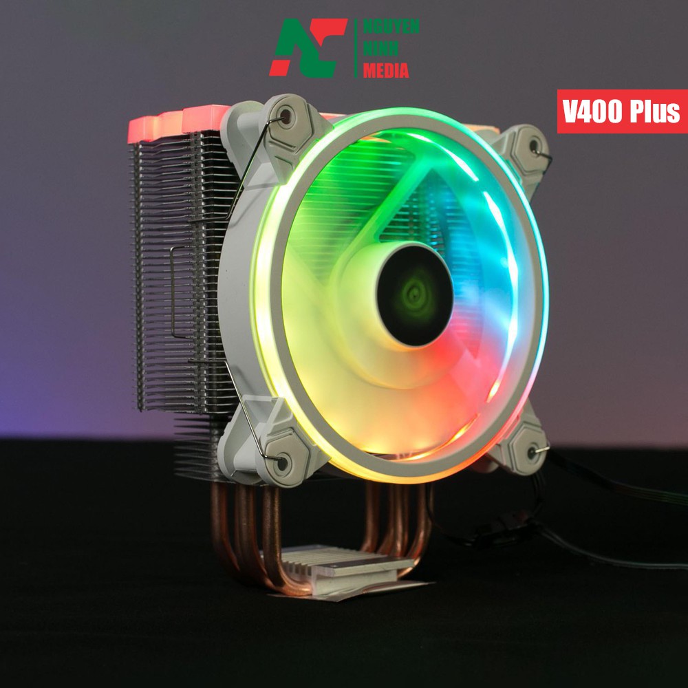 Tản Nhiệt CPU VSPTech V400 Plus ARGB Air Cooling - Hàng Chính Hãng