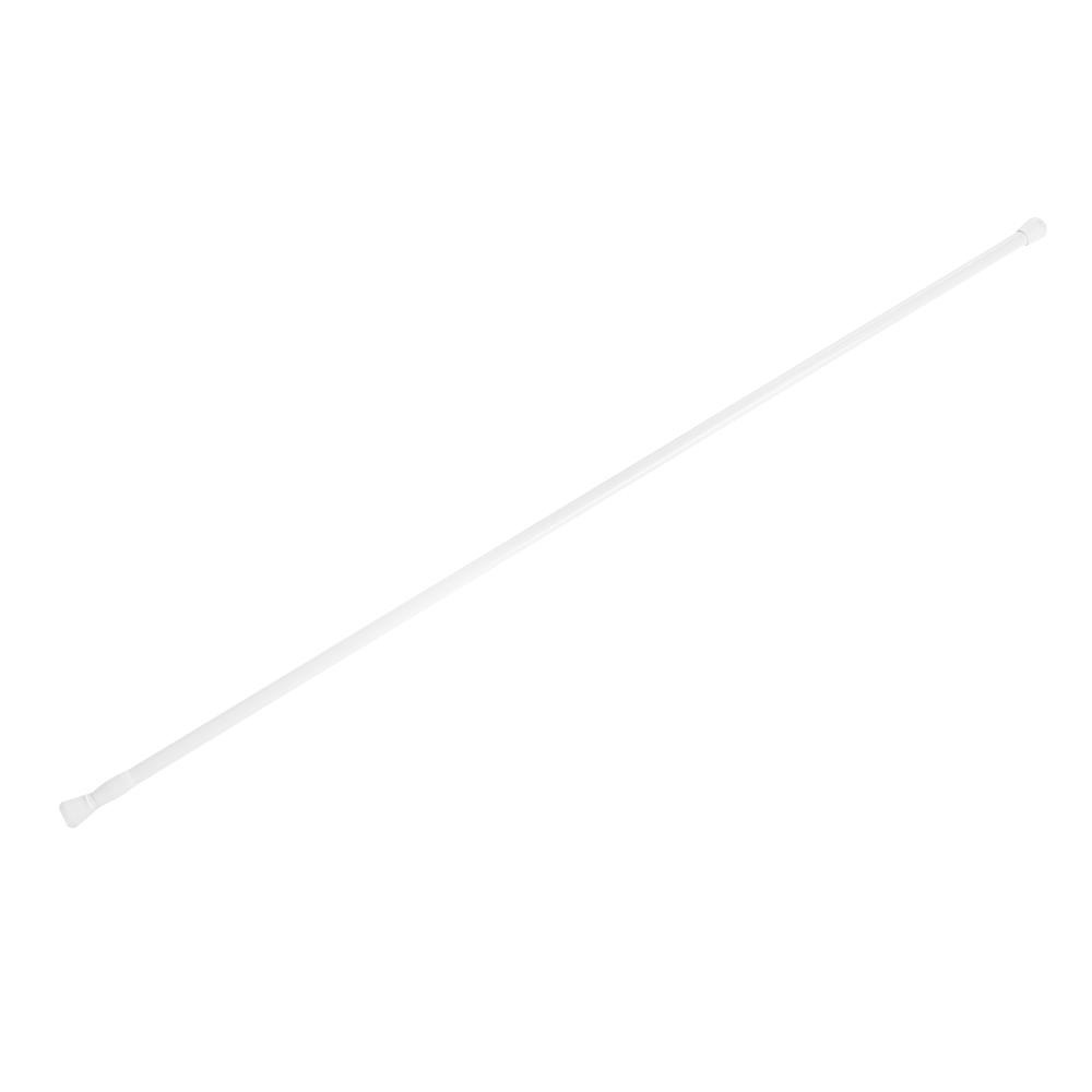 Homebase MOYA Thanh treo rèm tắm HM8303 bằng nhôm phủ PVC 260X2.5X2.5CM màu trắng