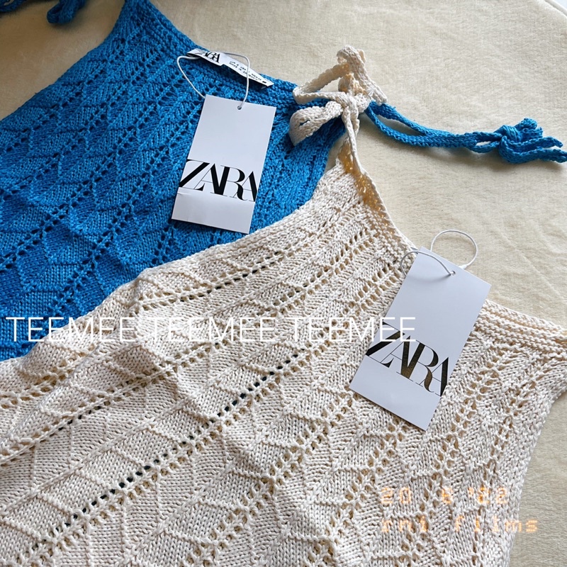 Áo yếm len móc Zara