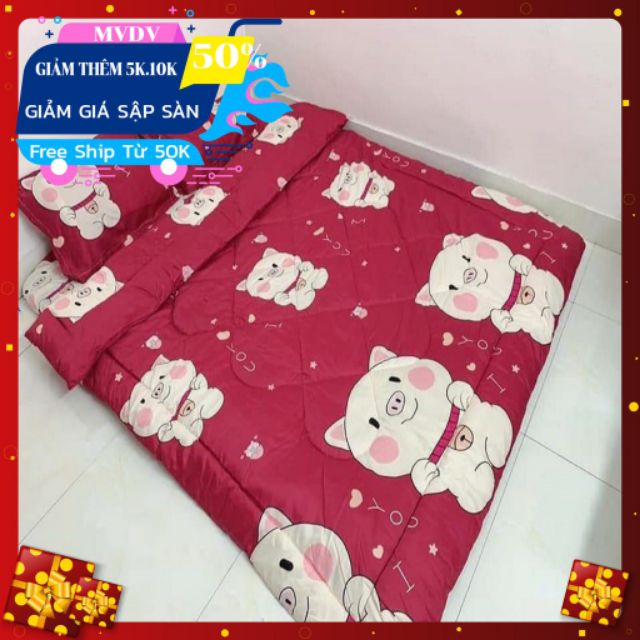 Set 3 món 1m4 cotton poly chát chọn mẫu