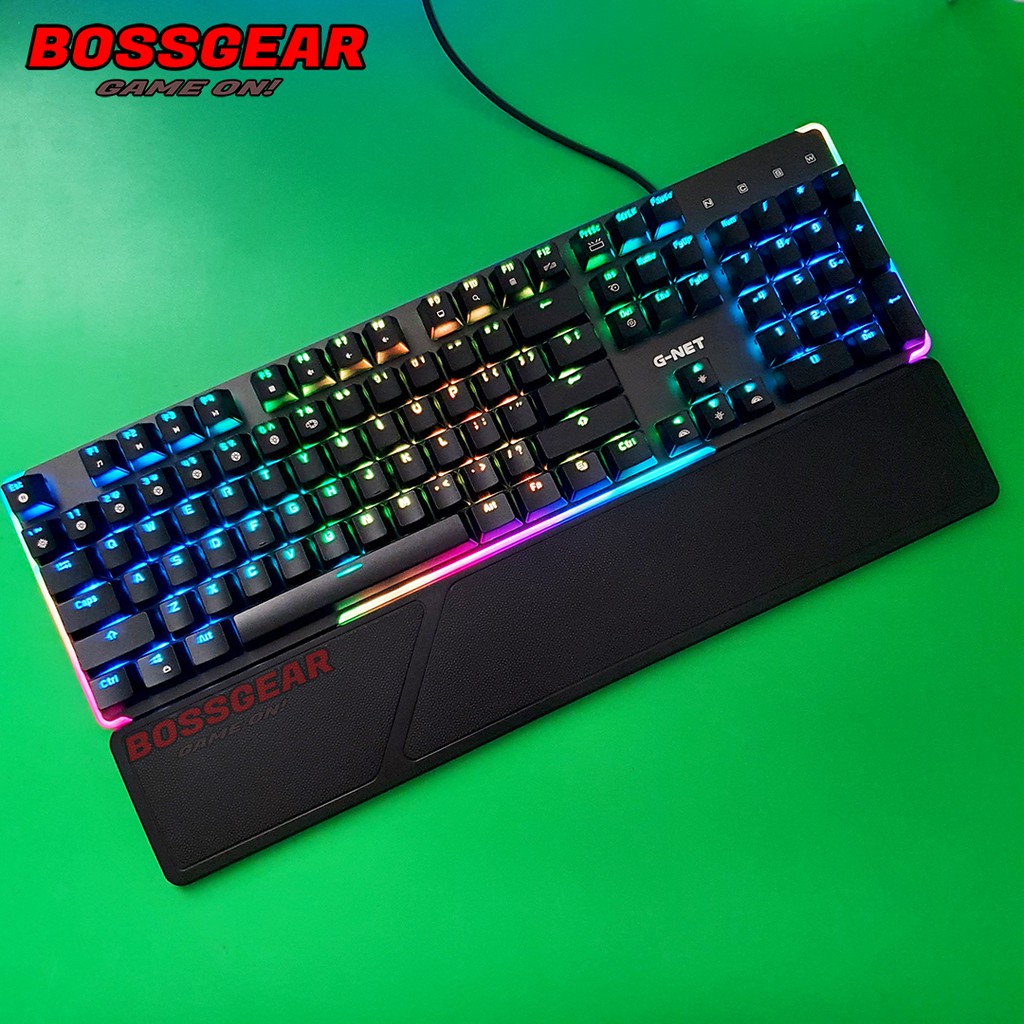 [Mã 33ELSALE hoàn 7% xu đơn 300k] Bàn phím cơ GNET LK789 RGB ( LED viền,Switch quang chống nước, LED RGB )