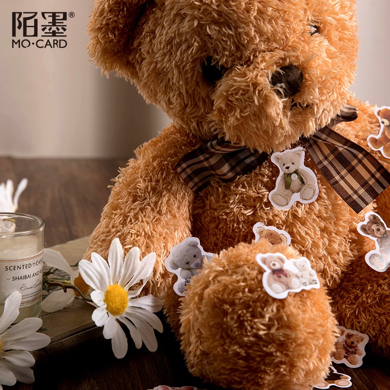 Set 46 Giấy Trang Trí Hình Gấu Dễ Thương
