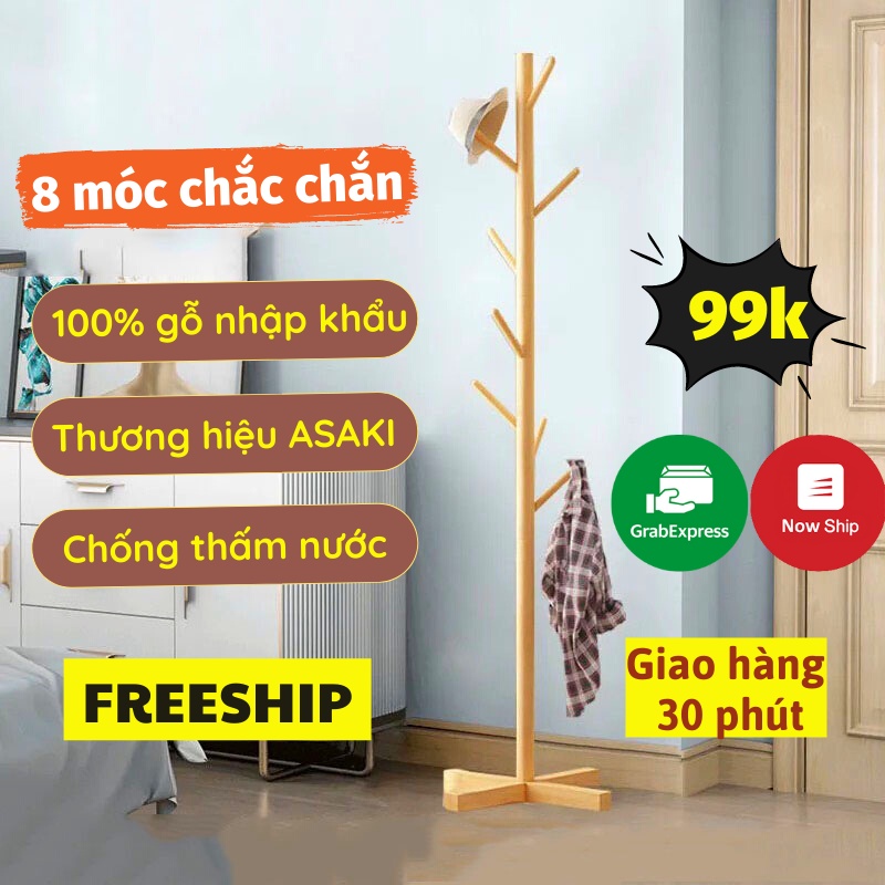 Giá Treo Đồ, Cây Treo Phong Cách Hàn Quốc Decor Phòng KHO GIA DỤNG TRẦN PHÚ