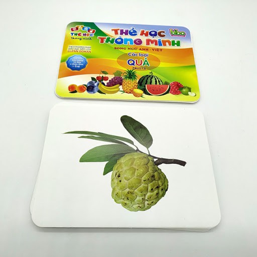 THẺ HỌC CÁC LOẠI QUẢ- FLASH CARD SONG NGỮ