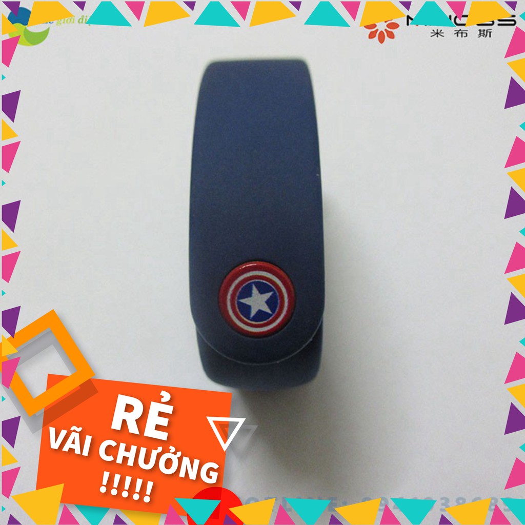 [SALE] Dây đeo cao su phiên bản Avengers cho Mi Band 3, Mi Band 4 - Shop Thế giới điện máy .