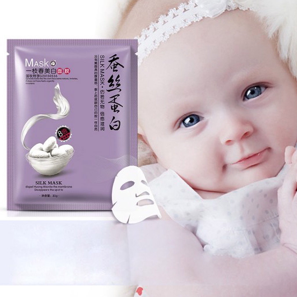 Mặt nạ chiết xuất tơ tằm dưỡng ẩm trắng da | BigBuy360 - bigbuy360.vn