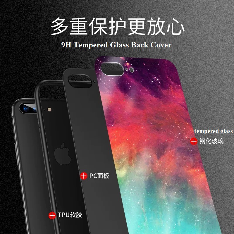 Ốp lưng kính cứng in vân đá cẩm thạch nhiều mẫu mã cho điện thoại iphone 12 Pro Max 11 SE 2020 6S plus 7 8 XR XS MAX