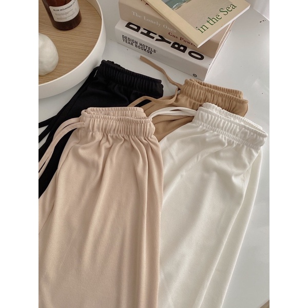 Quần suông thun tăm form hàn