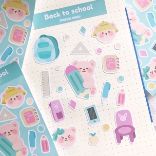 sticker back to school