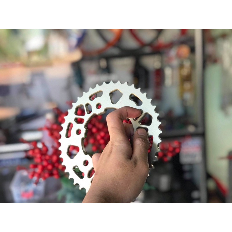 Full bộ nhông sên dĩa nhôm 7075 cho nhiều dòng xe màu mới
