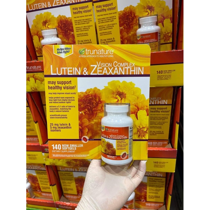 -Viên uống bổ mắt Truenature Lutein & Zeaxanthin 140 viên