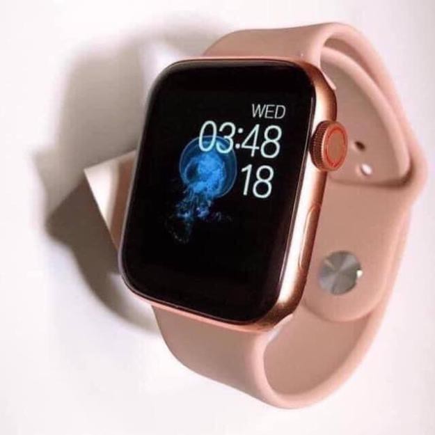 Smart Watch Seri 6 T500, Đồng hồ thông minh T500 seri 6 thay được dây chống nước chuẩn ip67, thay đổi màn hình nền