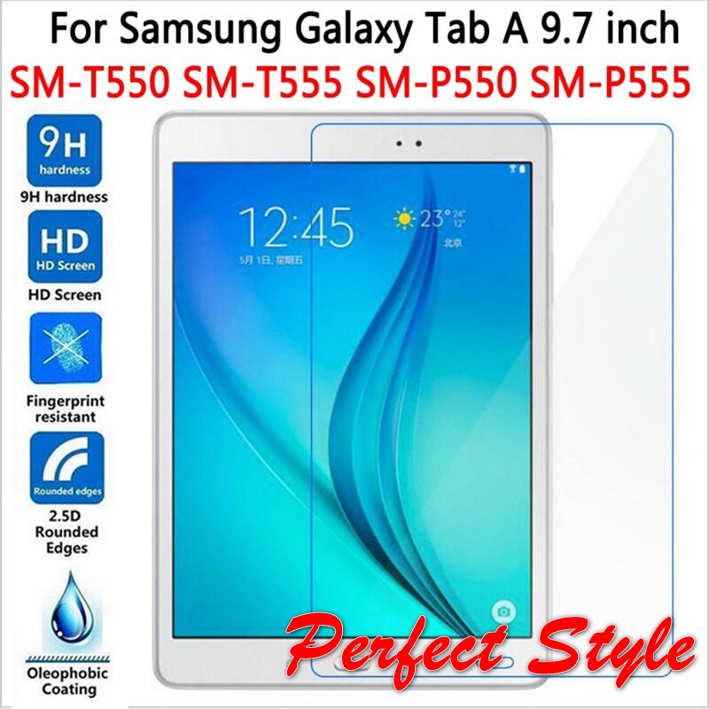 Kinh Cường lực Samsung Galaxy Tab A 9.7 T550 T551 T555 P550 P555 trong suốt bảo vệ màn hình