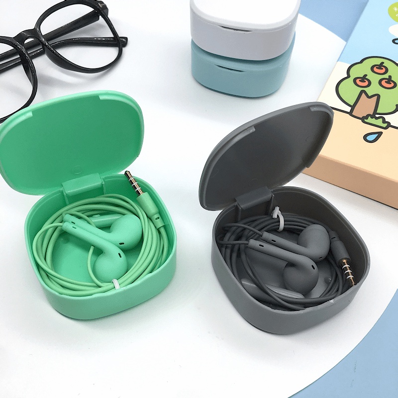 Tai Nghe Nhét Tai Có Dây Màu Hồng Dễ Thương Chất Lượng Cao Cho Oppo Xiaomi Vivo