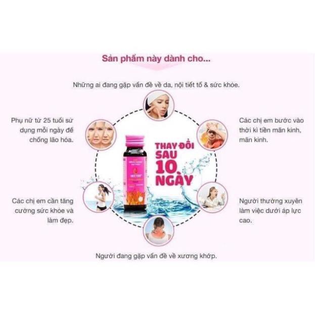 [CHÍNH HÃNG] Nước Hector Collagen Đông Trùng Hạ Thảo 1 hộp 10 chai | BigBuy360 - bigbuy360.vn