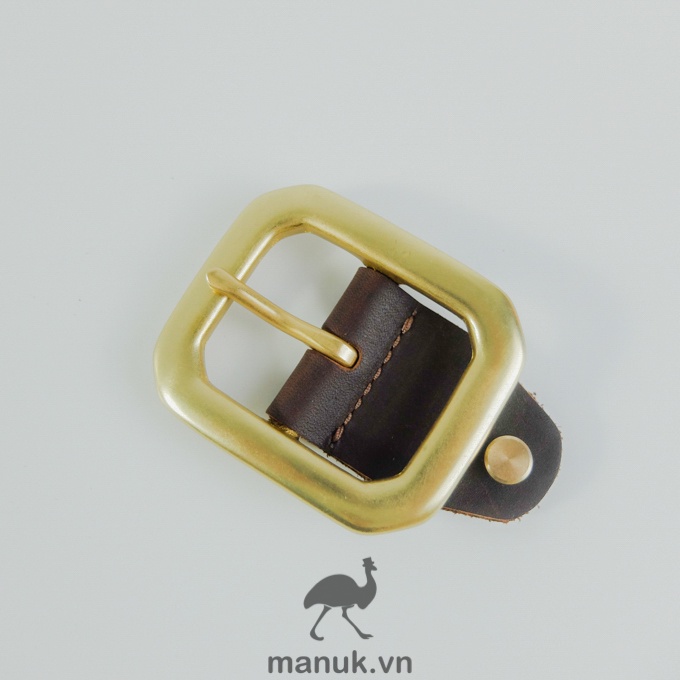 Mặt thắt lưng nam BM8 | Đầu khoá thắt lưng đồng đúc cho thắt lưng da bò bảng dây 3.3 cm - 3.4 cm