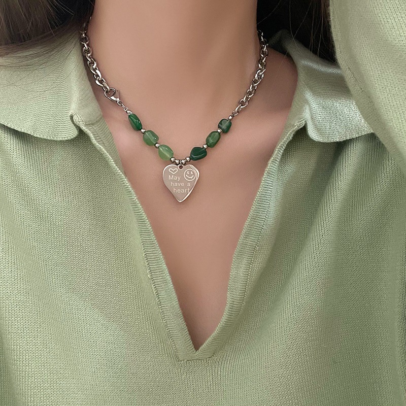 Vòng cổ Mặt Chữ Love Đính Đá Thời Trang Hàn Quốc