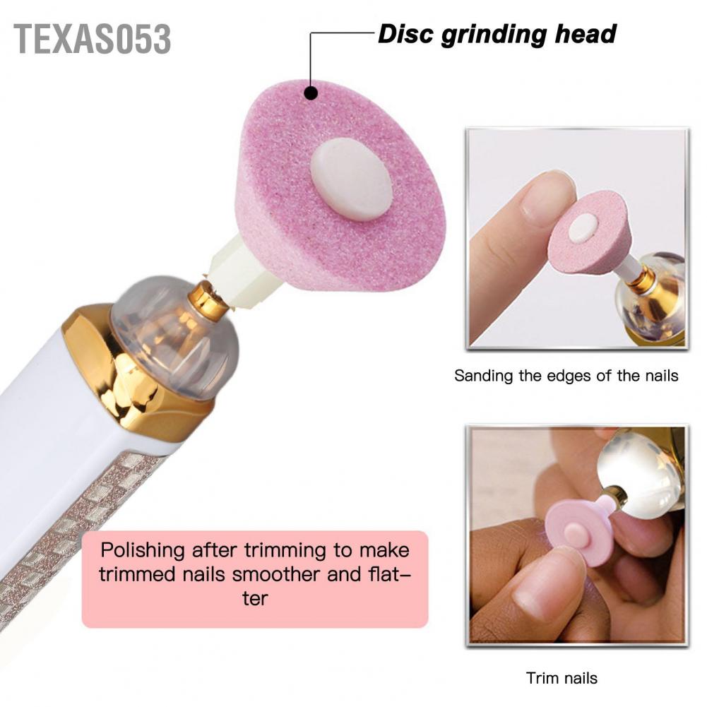 [Hàng mới về] Máy Mài Móng Mini Cầm Tay điện không dây 2 tốc độ usb có thể sạc lại【Texas053】