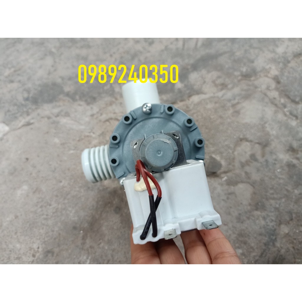 Bơm xả máy giặt cửa ngang loại bắt vít kèm cổ xả