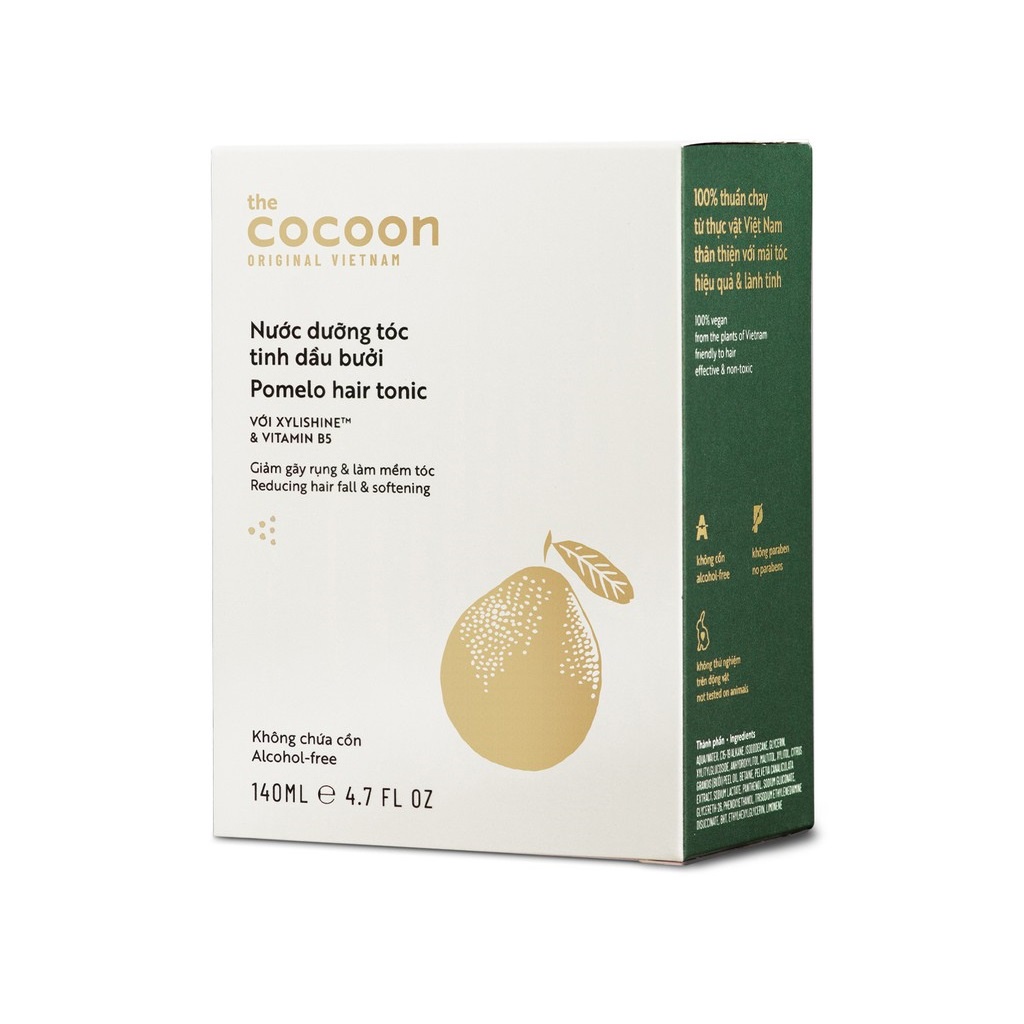 Dưỡng tóc tinh dầu bưởi mọc tóc Cocoon Garin 140ml giúp giảm rụng, kích mọc tóc