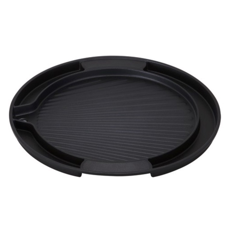 [Hàng chính hãng] Chảo Nướng Bếp Từ Chống Dính Có Rãnh Phô Mai Cookin Kitchen Flower Hàn Quốc
