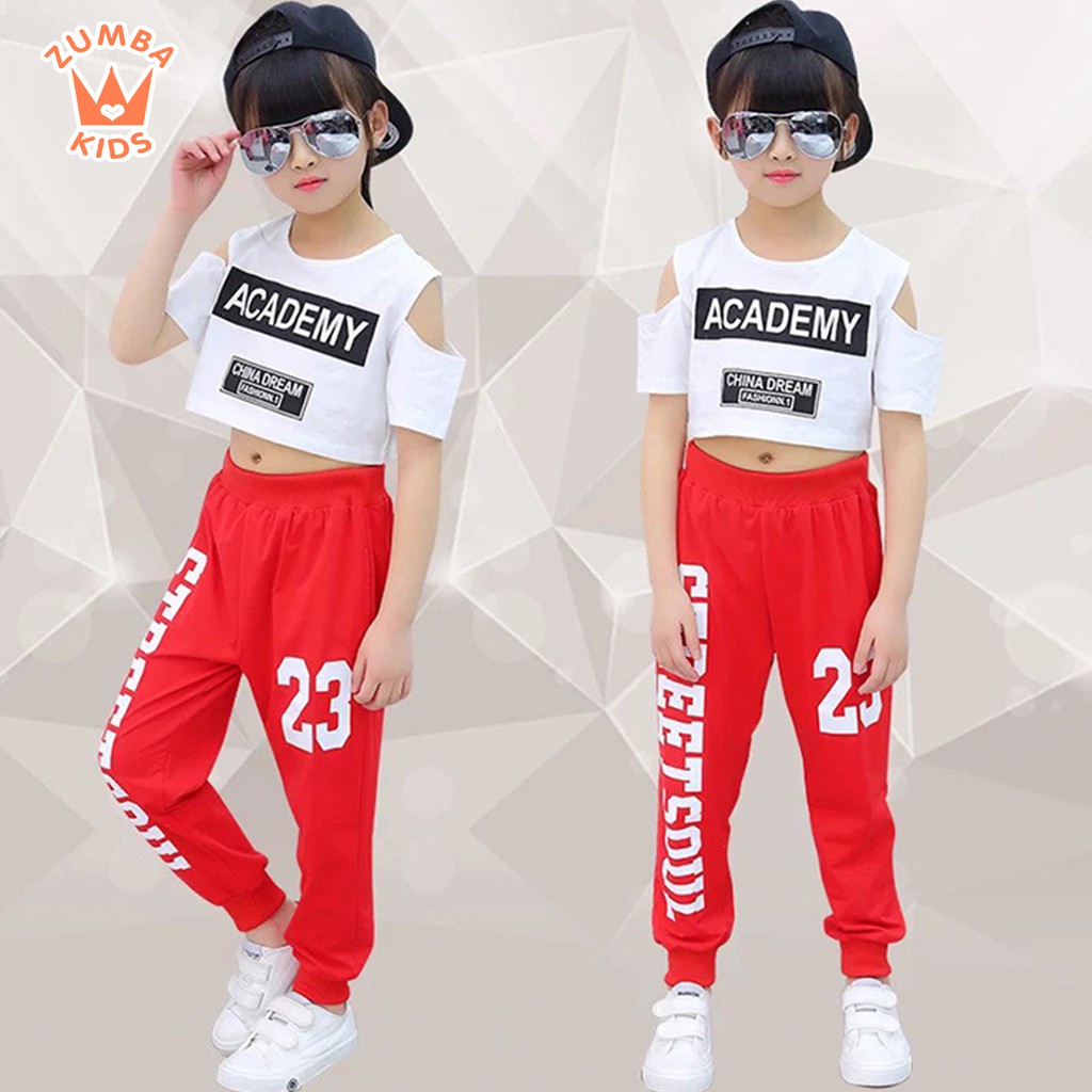Quần áo tập zumba trẻ em | Đồ tập zumba trẻ em