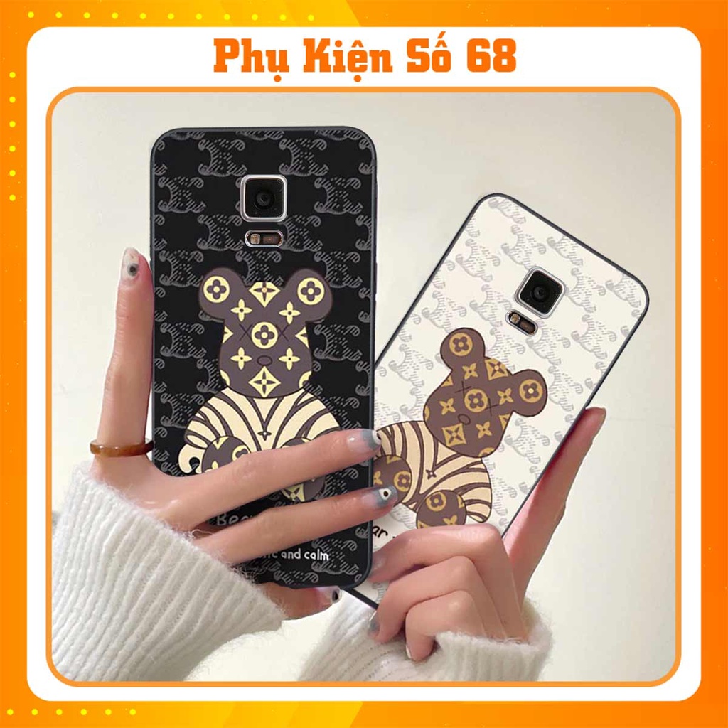 Ốp lưng điện thoại Samsung Note 4 / Note 5 elegant, gấu be@rbrick cao cấp, vỏ ốp rẻ đẹp